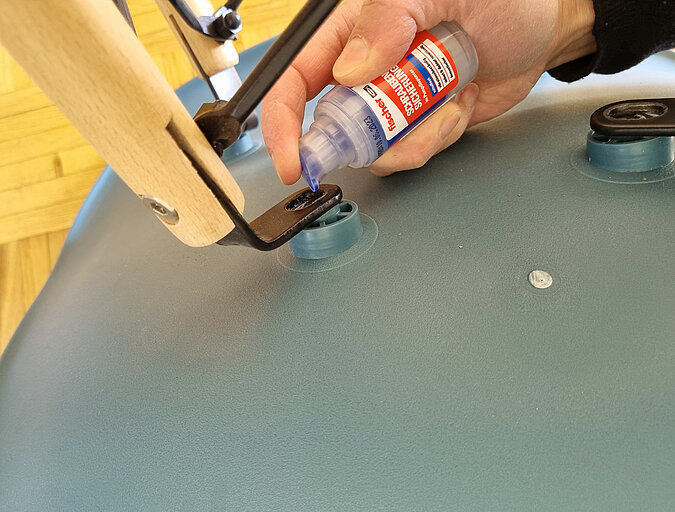 Schraubensicherung für lockere Schrauben