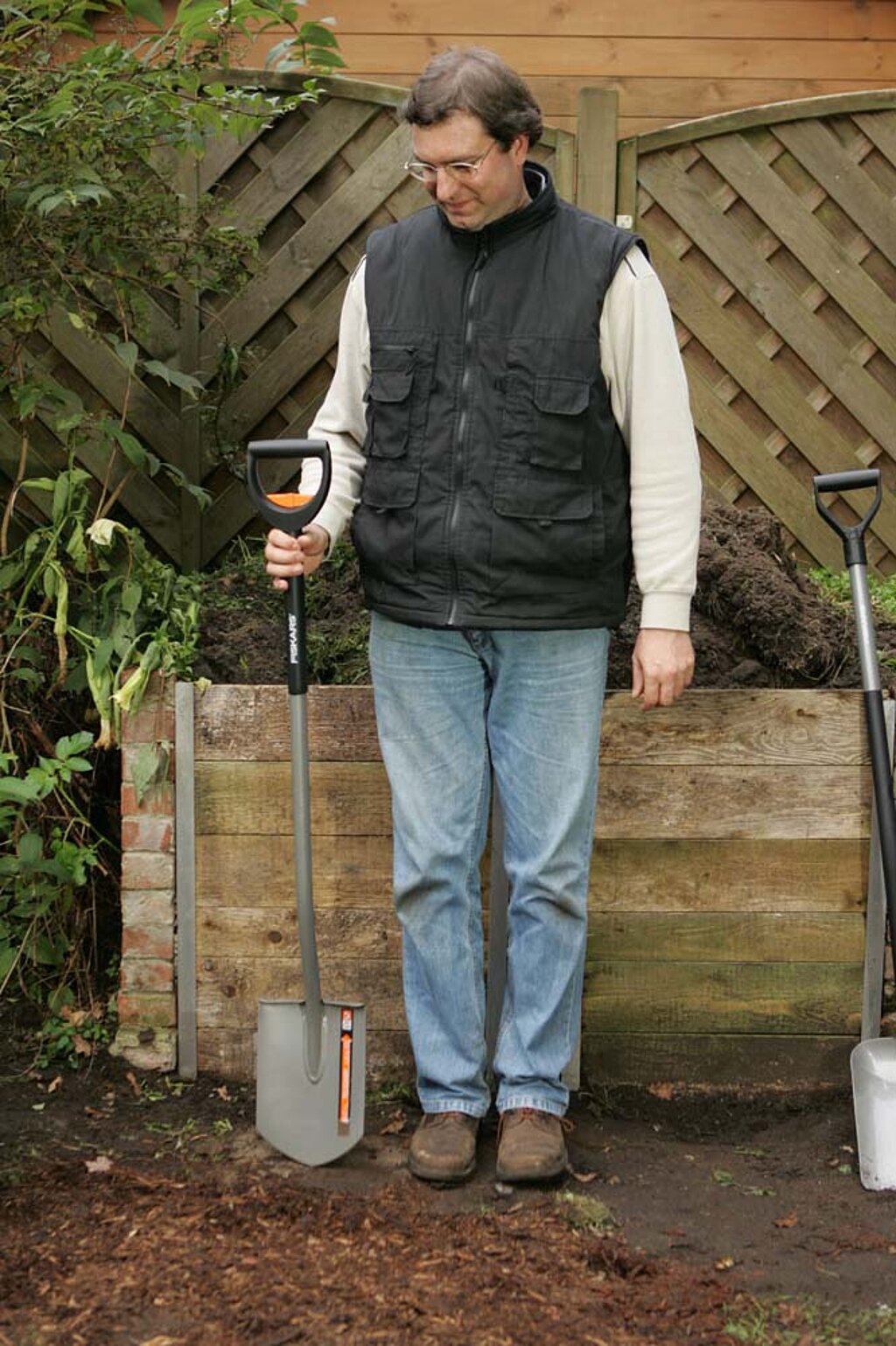 Boden im Garten umgraben