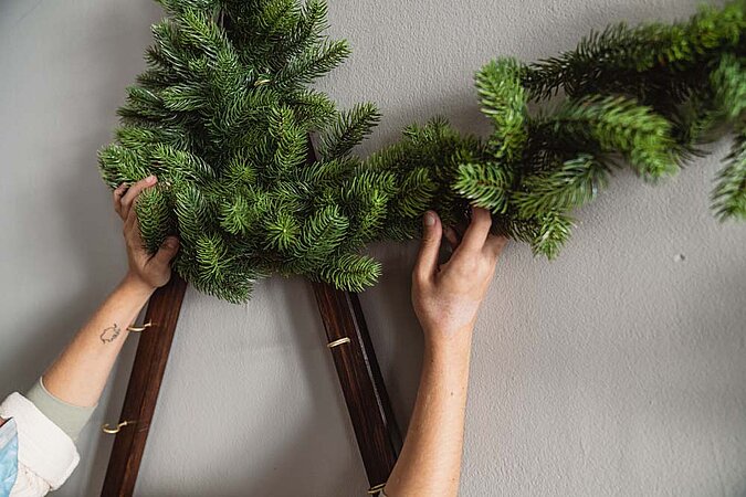 Weihnachtsbaum nachhaltig zum Aufhängen