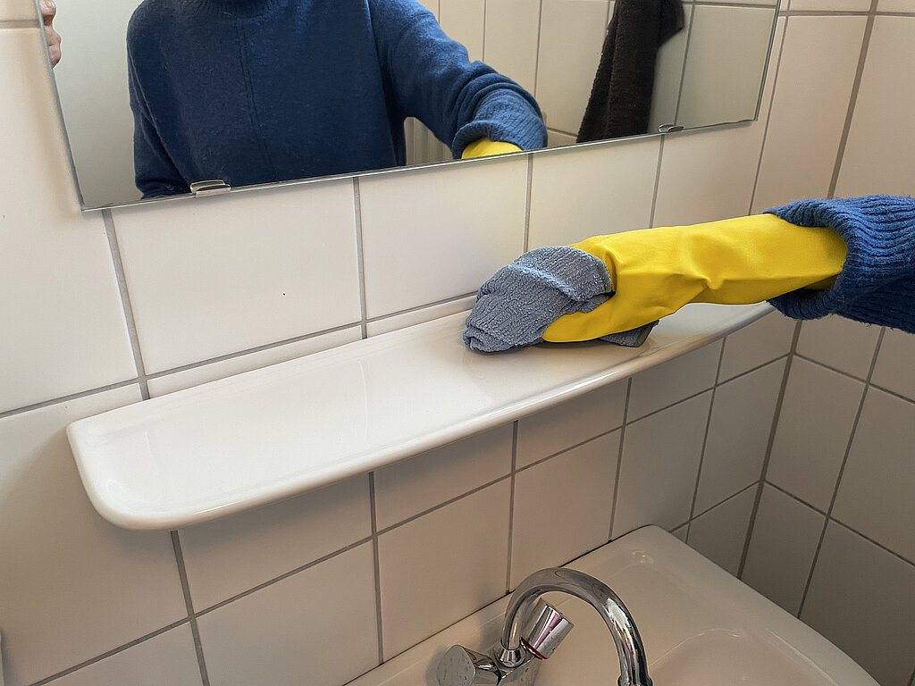 Bad reinigen mit System Tipps Bilder