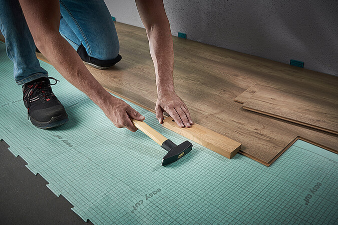 Laminat und Vinyl selbst verlegen
