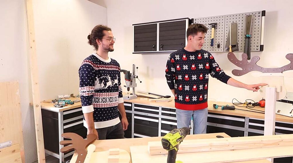Adventskalender Rentier Weihnachten