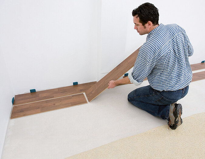 Laminat und Vinyl selbst verlegen