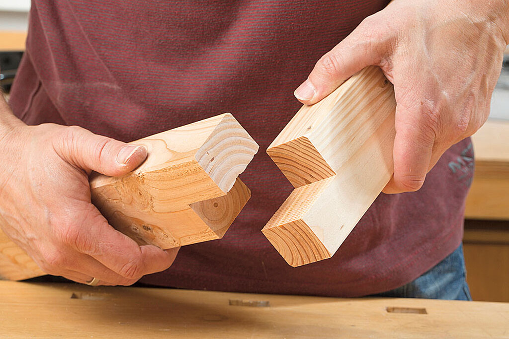 Holzecken verbinden