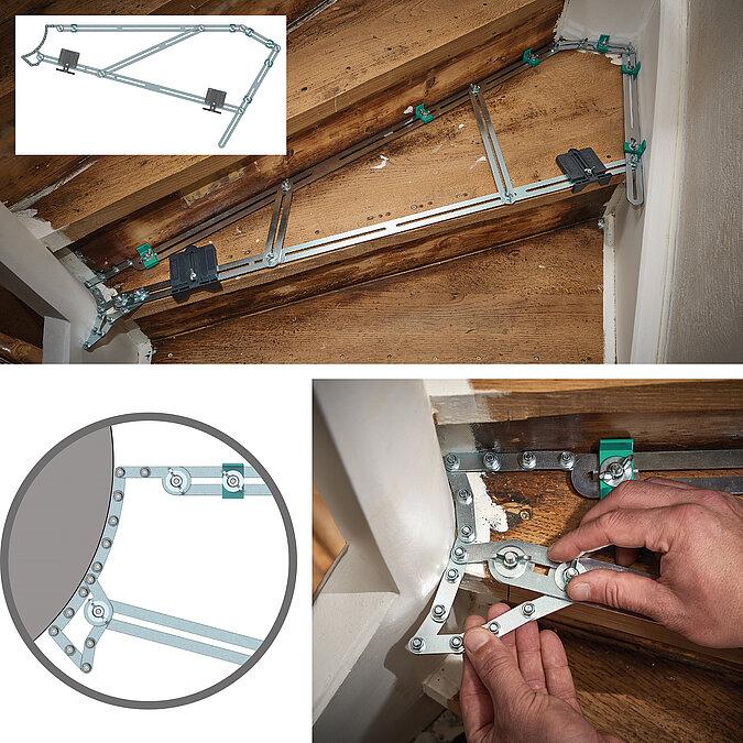 Treppe mit Hilfe von Treppenlehre renovieren