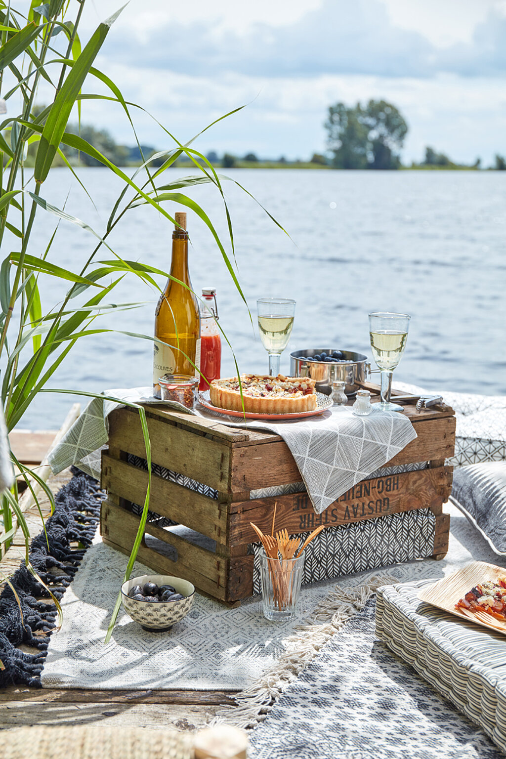Picknickkorb aus Obstkiste
