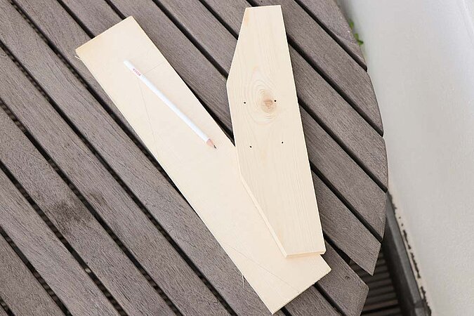Kräuter-Hochbeet Balkon Fußstütze Schräge