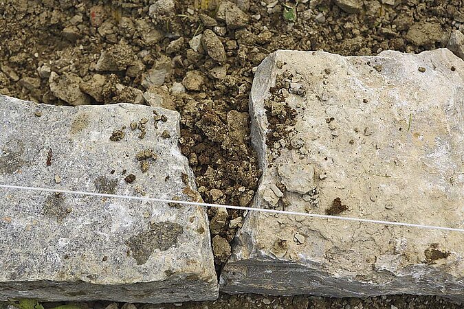 Trockenmauer anlegen