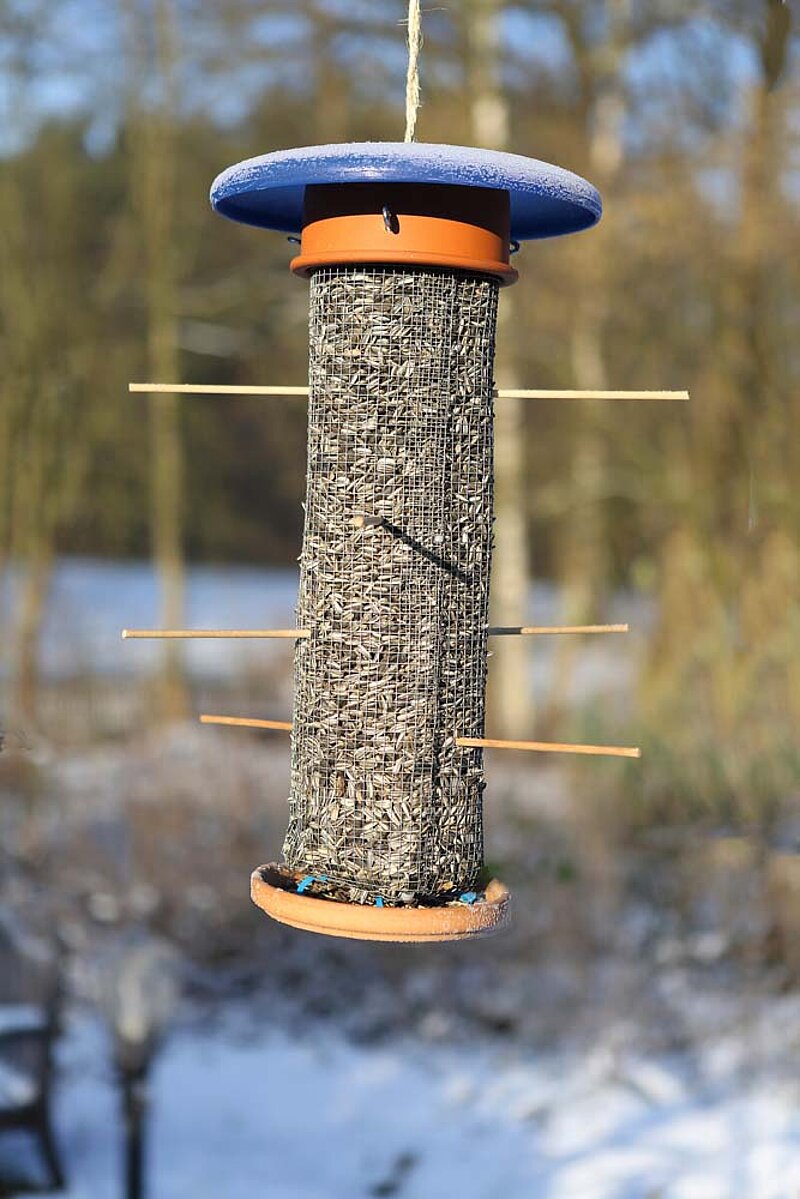 Vogelfutter Silo Spender 