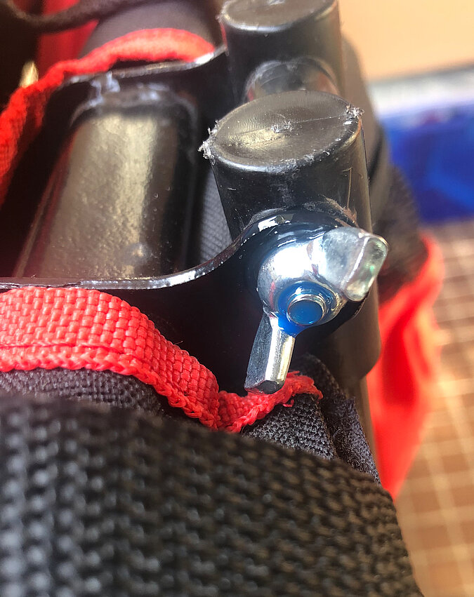 Schraubensicherung für lockere Schrauben