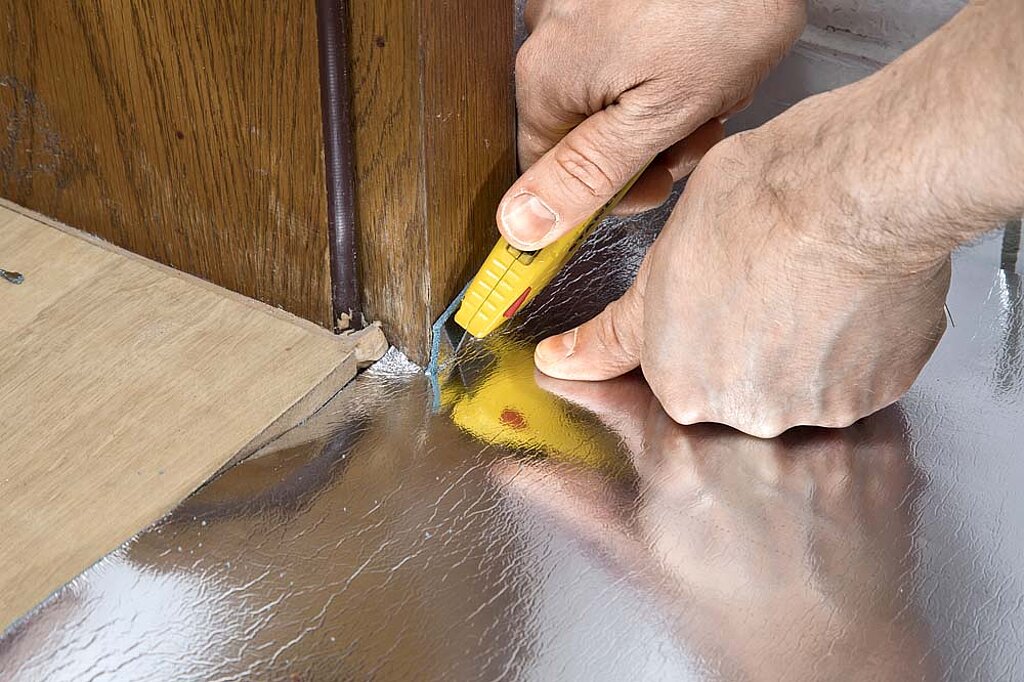 Vinylboden verlegen PVC