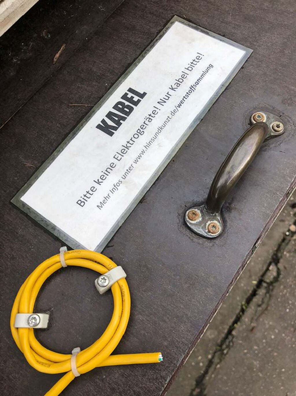 Kabel Elektro entsorgen
