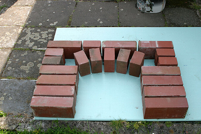 Grill mauern: Material