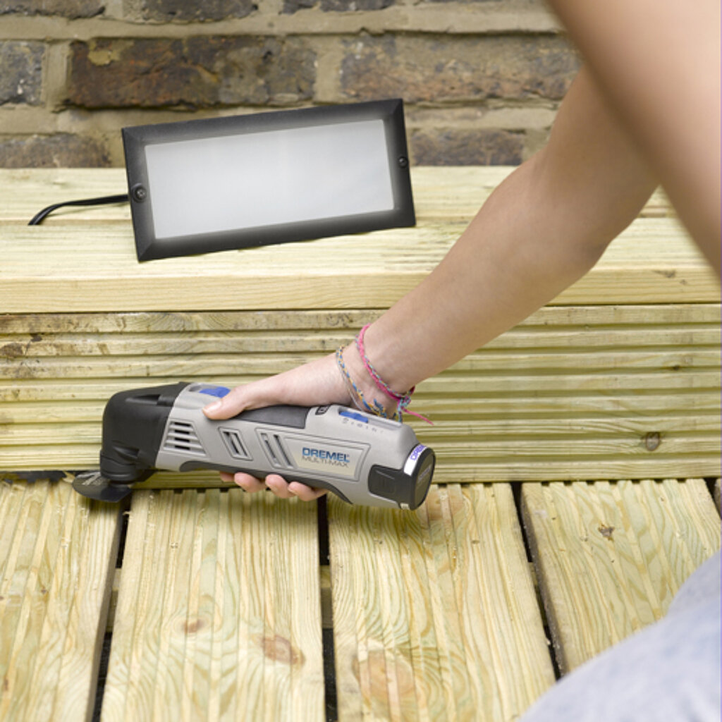 Stufen auf Terrasse beleuchten