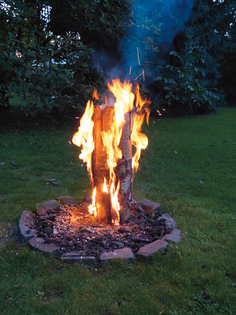 Schwedenfeuer selber machen