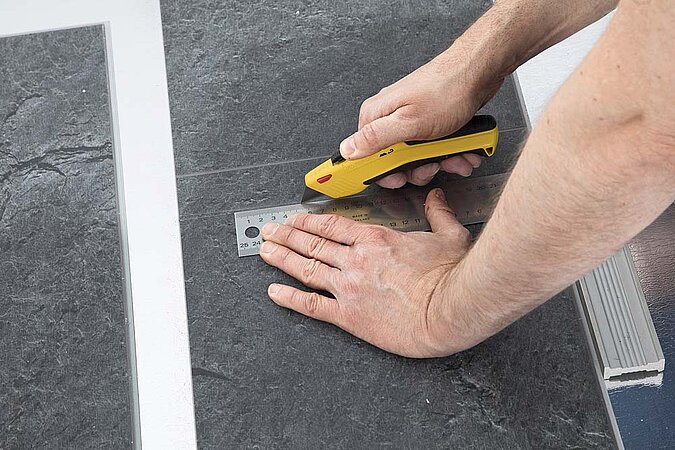 Vinylboden verlegen PVC