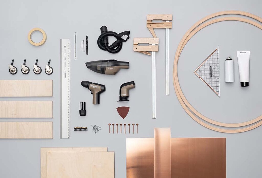 Servierwagen bauen Material