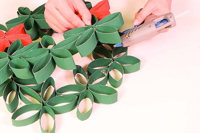 Türkranz Klopapierrollen Weihnachten