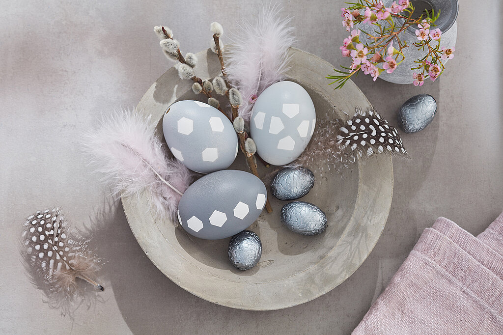 Ostereier färben: moderne DIY Ideen für Ostern