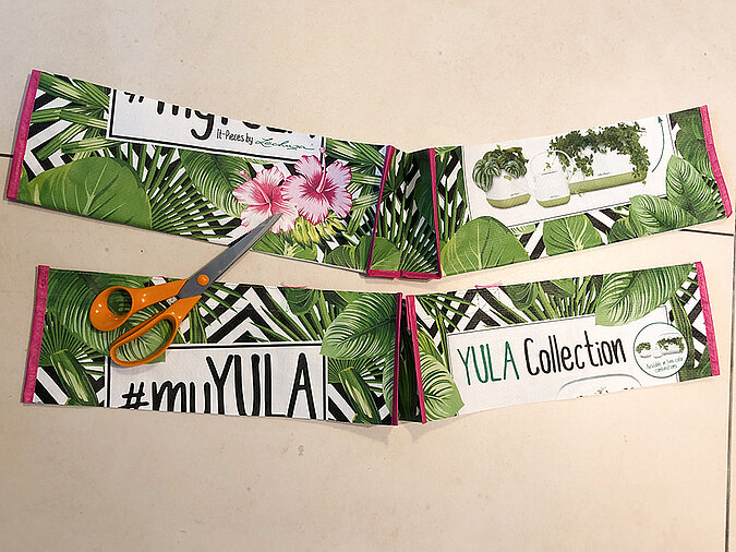Klopapierrollen Halter Spender Streifen schneiden
