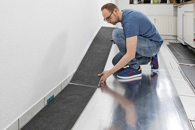 Vinylboden verlegen PVC
