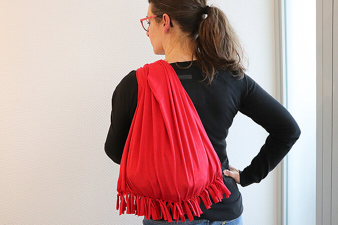 Einkaufstasche aus T-Shirt