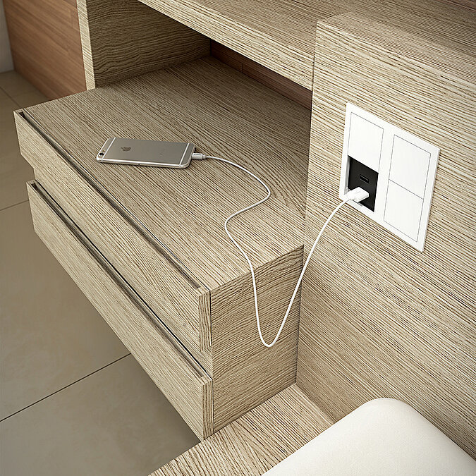 Steckdose mit USB einbauen
