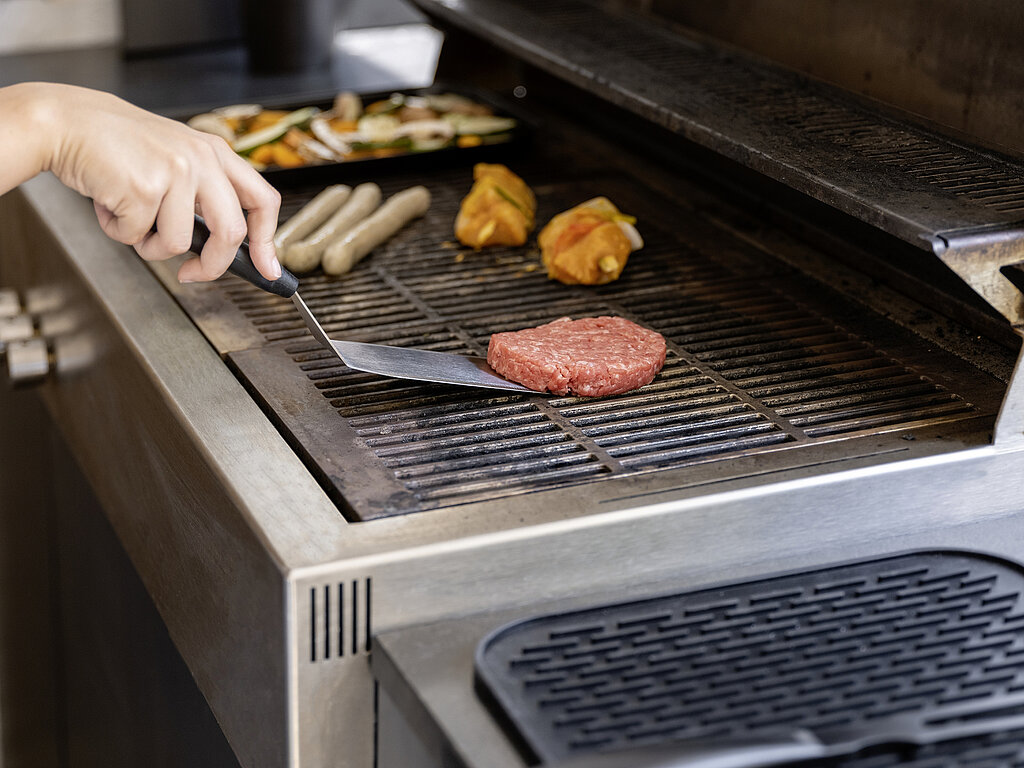 Grillstation aus Paletten
