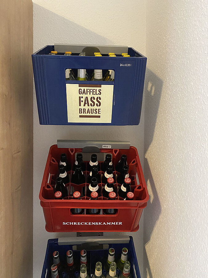 Aufräumen Ordnung Tipps Getränkekisten