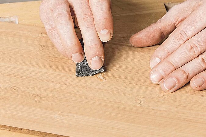 Holzboden ausbessern Wachskitt