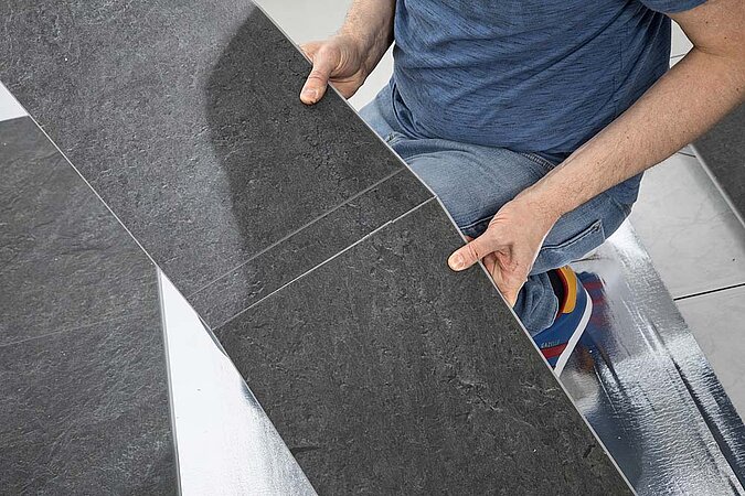 Vinylboden verlegen PVC
