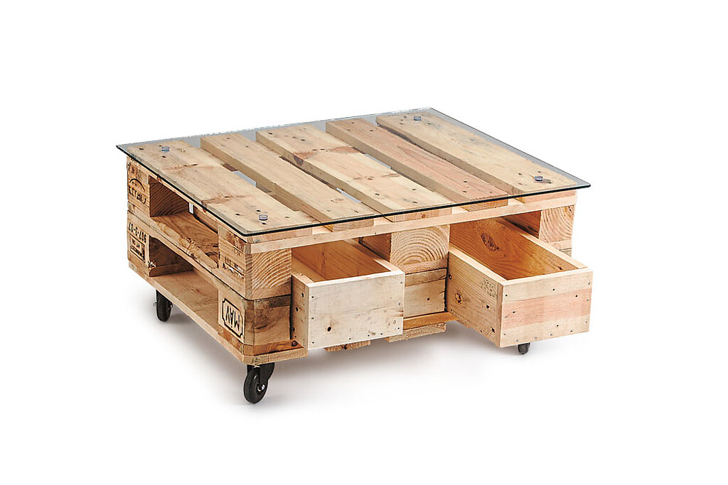 Tisch aus Paletten