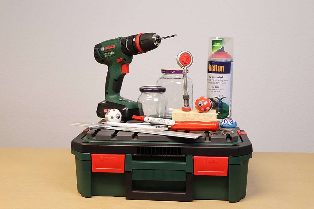 Upcycling-Projekt Einmachgläser: Material