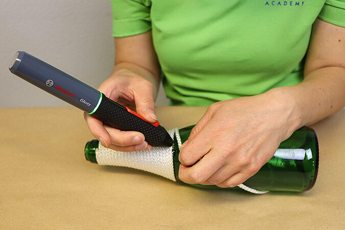 Glasflaschen-Upcycling