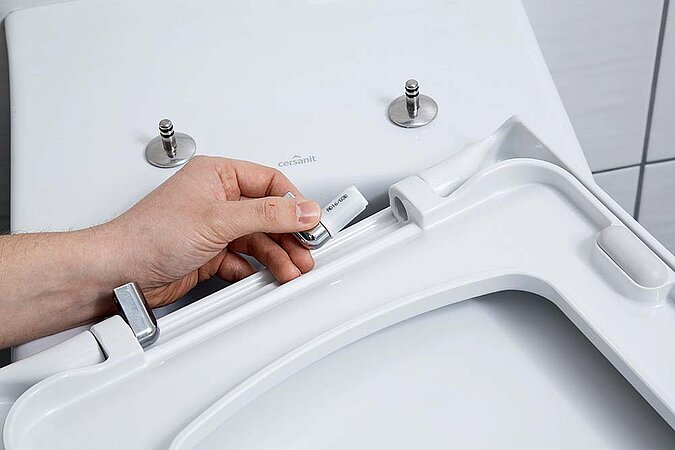 Toilette WC Bidet Montage Toilettensitz tauschen