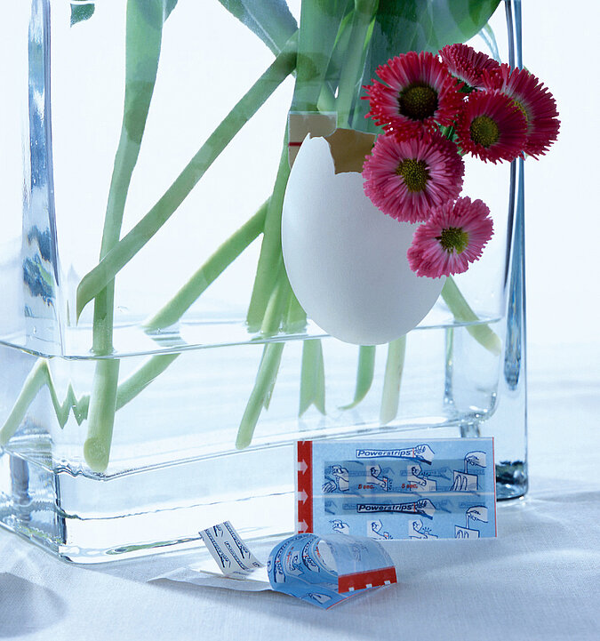 DIY-Vase aus Eierschalen