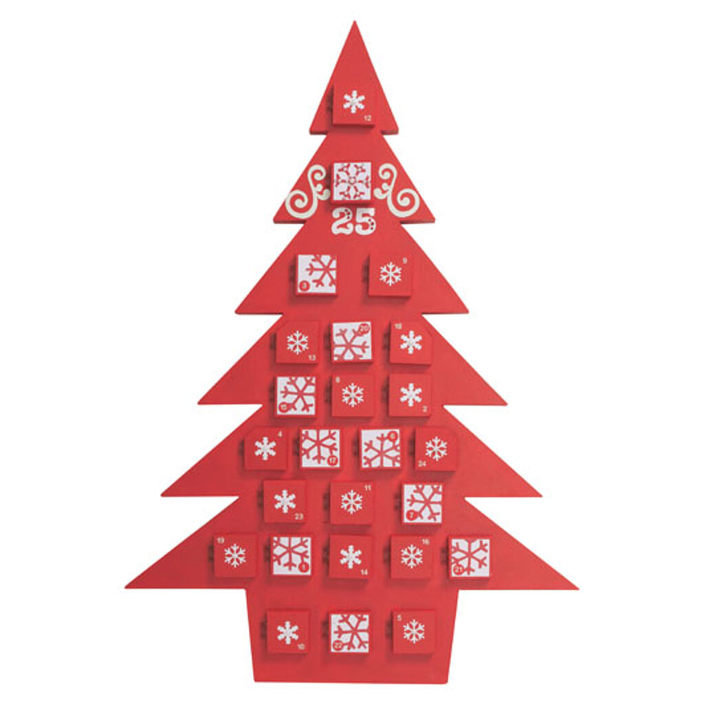 Selbstgemacht: Adventskalender aus Holz