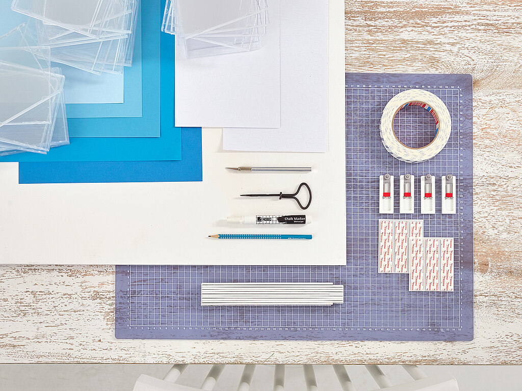 Materialien für Wandorganizer
