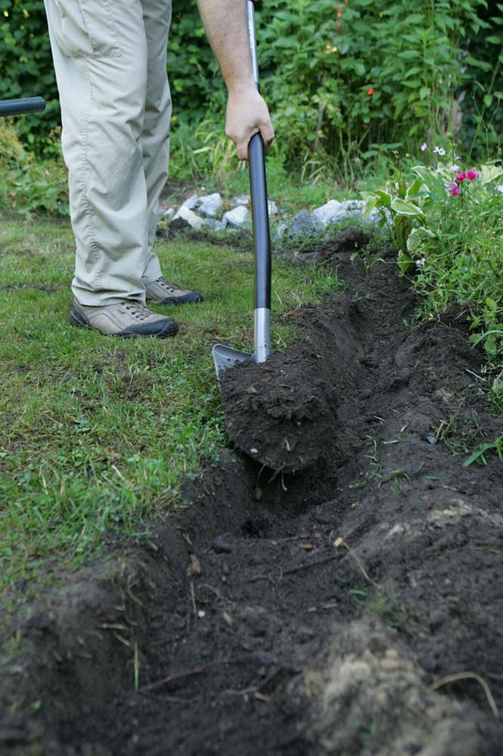 Boden im Garten umgraben
