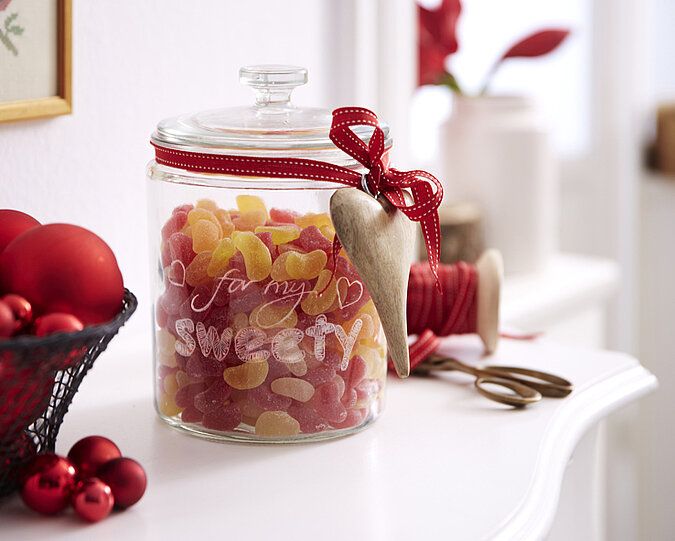 Bonbonglas selbst gravieren
