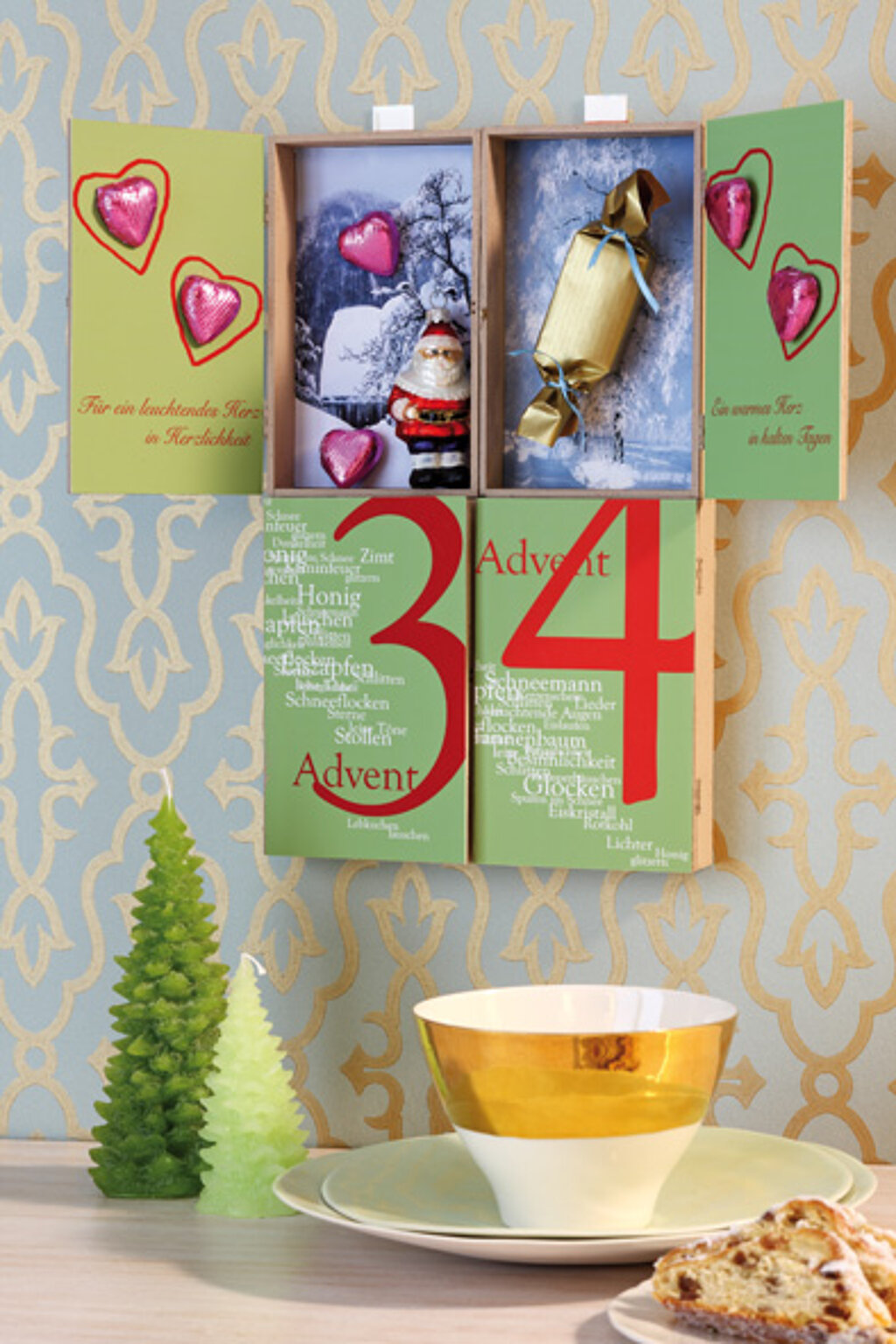 Adventskalender aus Kästchen