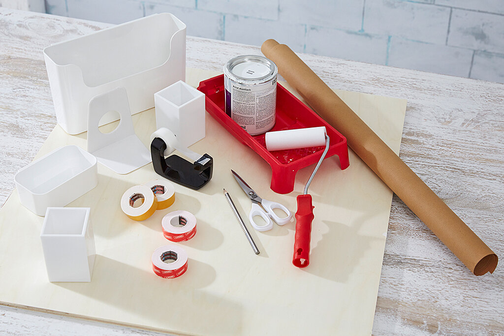 Schreibtisch-Organizer selber machen