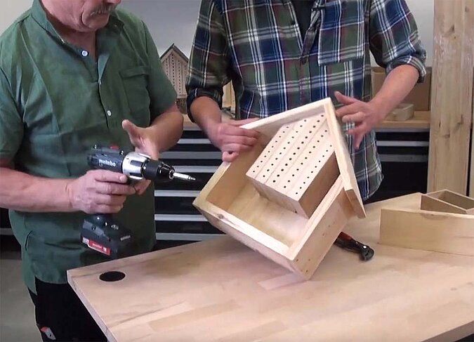 Insektenhotel Fächer 