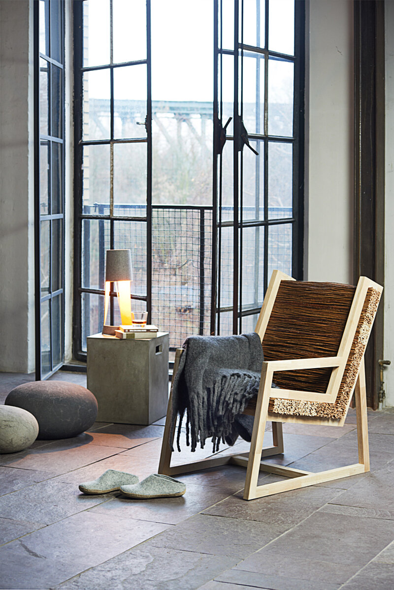 Stuhl aus Weidenruten bauen