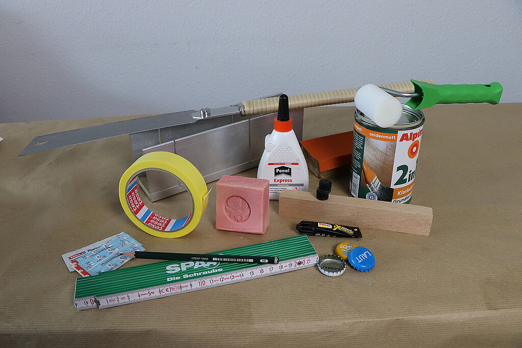 Seifenspender selbst bauen: Material