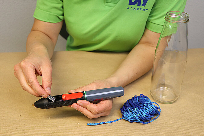 Glasflaschen-Upcycling