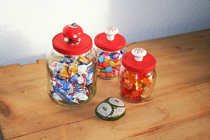 Upcycling-Projekt Einmachgläser