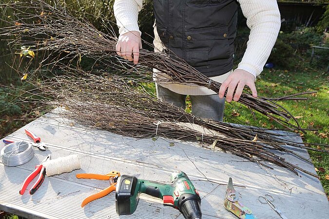 Reisigbesen Birkenbesen selber machen