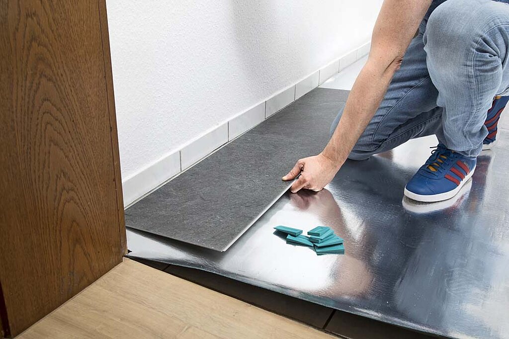 Vinylboden verlegen PVC