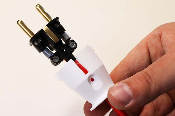 Kupferleuchte Stecker Tipp Hülle